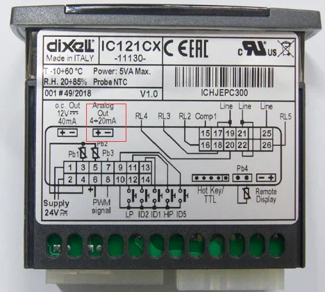 Italy Pixie DIXELL Temperature Controller IC121CX-00100 IC121CX-11200 IC121C-00101 IC121C-11102 IC121CX-10000-U