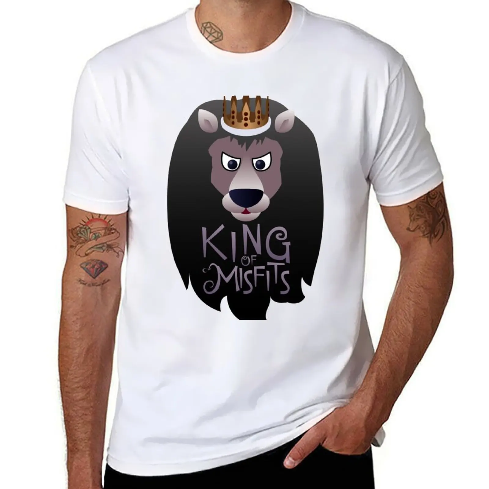 

King of Misfits T-Shirt t shirts for man graphic funny man t shirts cotton T-Shirt