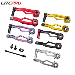 Litepro 412 Folding Bicycle 82 108mm V Brake Clamp MTB Bike Short Long Arm Aluminum Alloy Caliper Brake