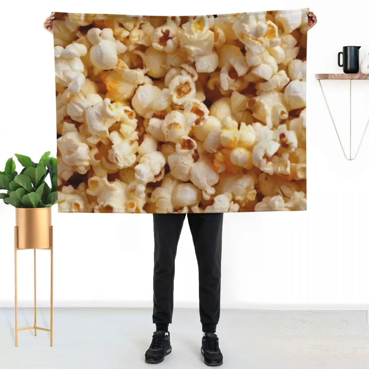 Popcorn Throw Blanket Cute Plaid blankets and throws Fashion Sofas Hairy Soft Plush Plaid for babies Blankets