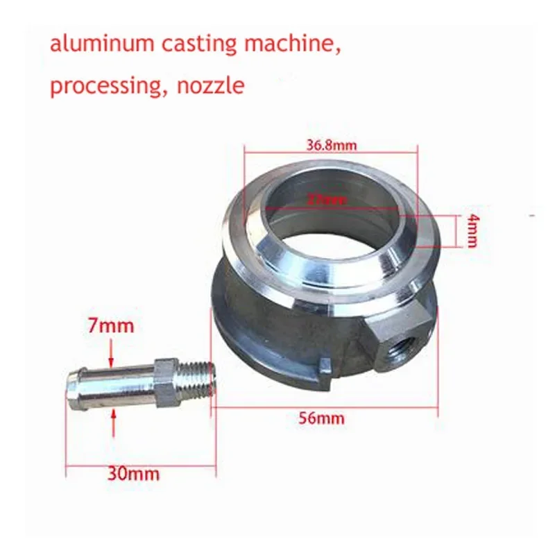 

1*Car Water Tank Thickened Aluminum Water Nozzle Water Chamber Neck Nozzle Machining Argon Arc Welding Radiator Cover