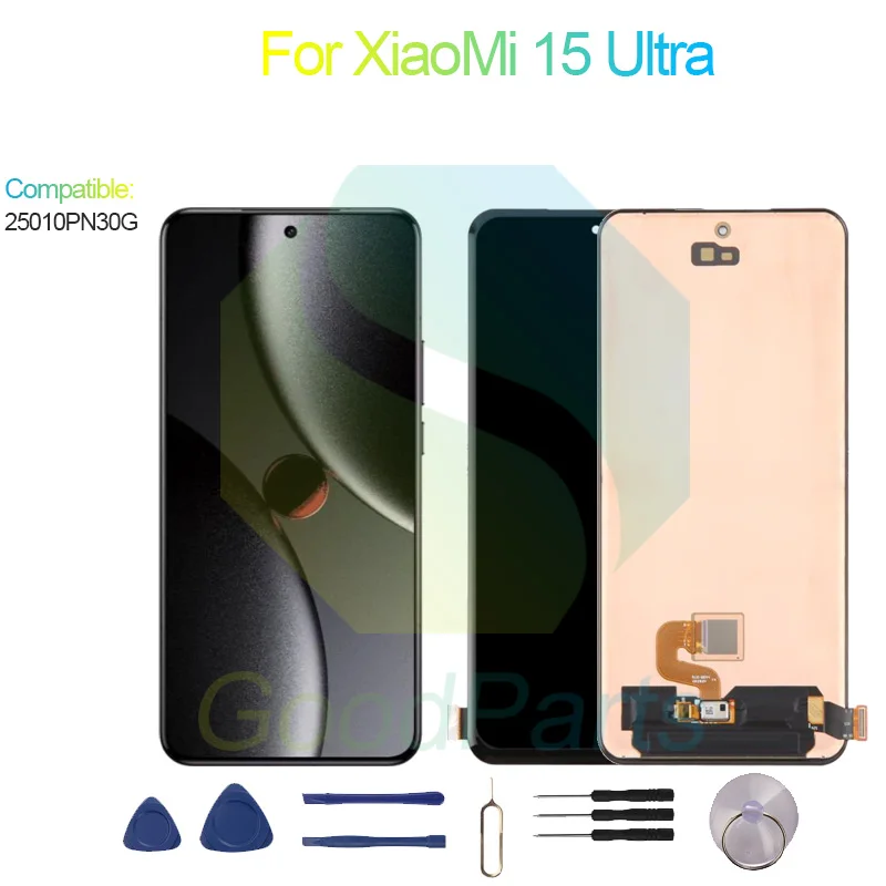 Test Before Ship For XiaoMi 15 Ultra Display Touch Screen Digitizer Panel Assembly Lcd Screen 25010PN30G 15 Ultra Screen Display