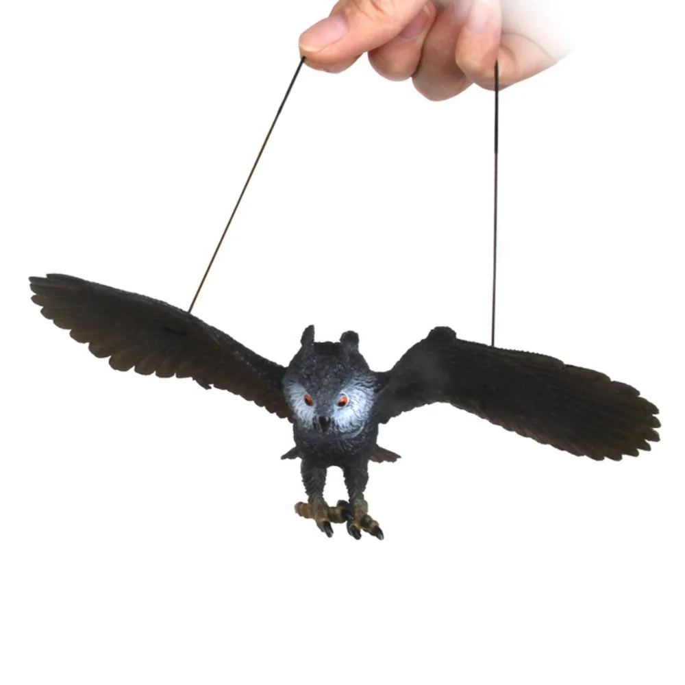 Cute Waterproof Simulated Eagle Model 3D Animals Figures Simulation Bird Scarer Simulation Animal Bird Toy Eagle Toy