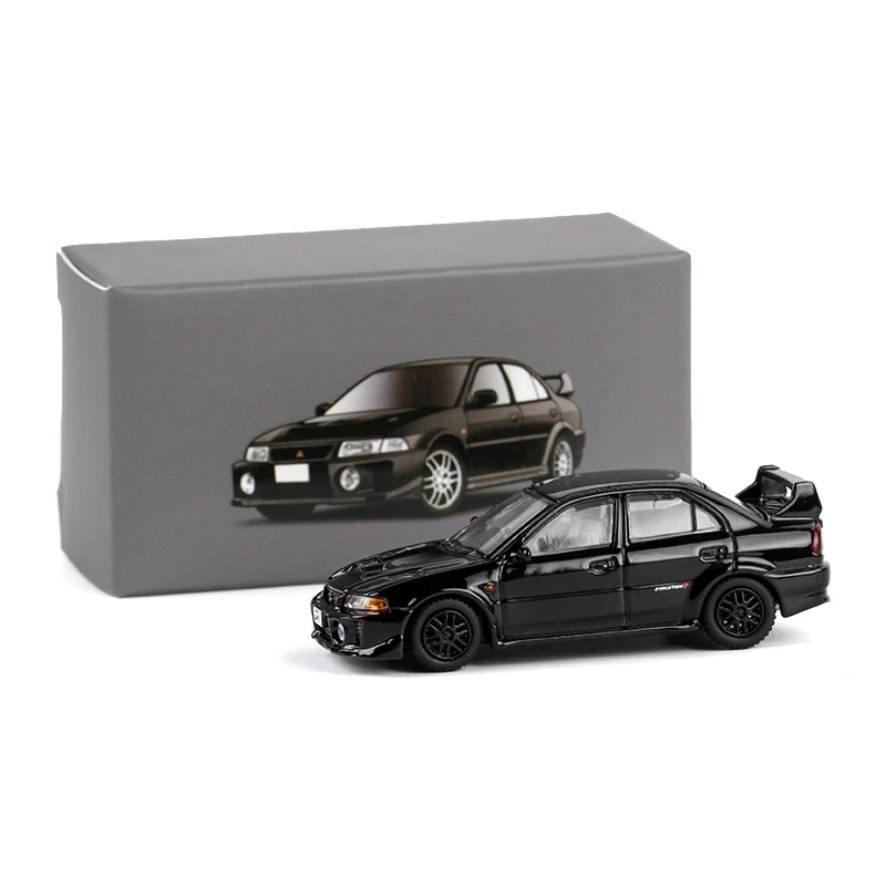 1/64 Mitsubishis Lancer Evolution V Five Alloy Sports Car Model Diecast Metal Racing Car Vehicles Model Simulation Kids Toy Gift