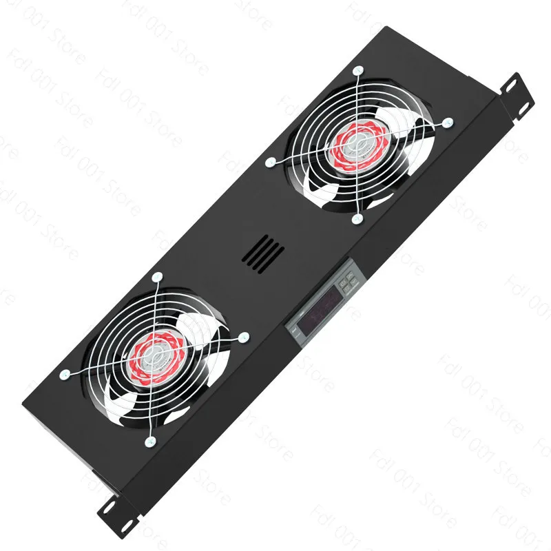 Rack Type Cooling Fan Unit Power Amplifier Switch Radiator Room Cabinet Ventilation Module Intelligent Temperature Control 1U