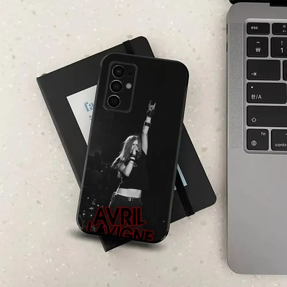 A-Avril Singer L-Lavignes Phone Case For Samsung Galaxy A91,A80,A73,A72 ,A71,A53A52,A32 ,A31A22,A21s,A20,Black Cover