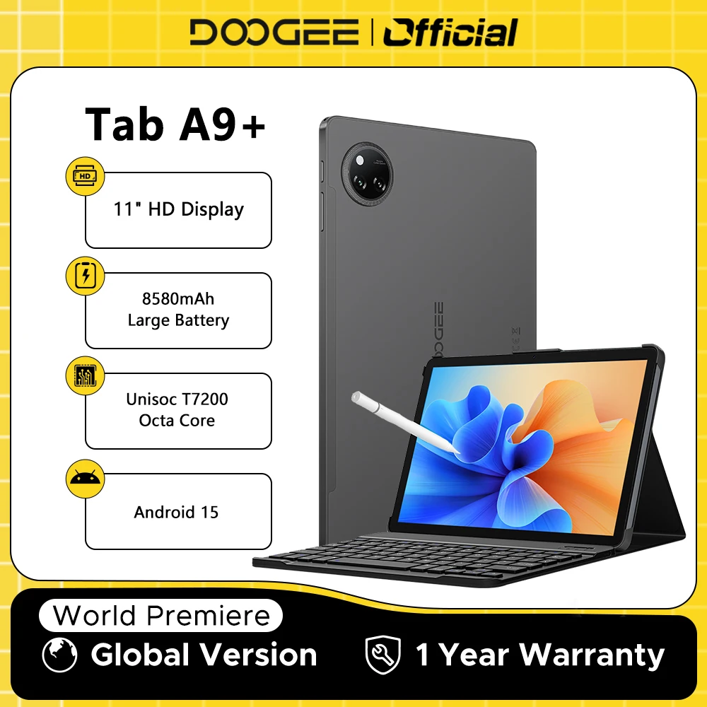 Global Version DOOGEE Tab A9+ Tablet 20GB 64GB 11