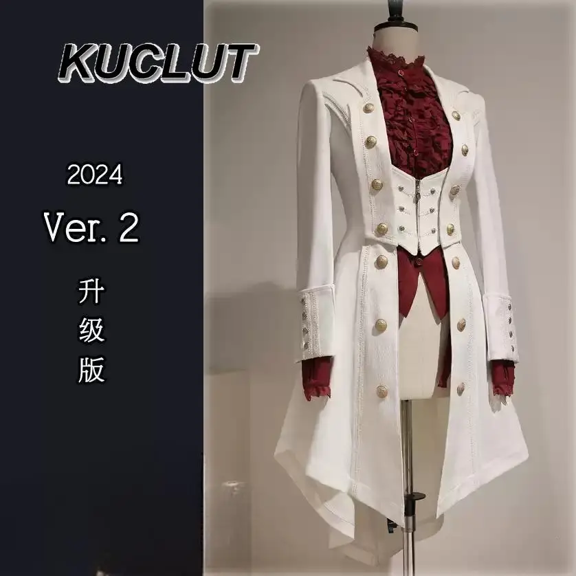 

Original Bat Wing Trench Coat Big Hem Retro Dark Goth Lolita Clothes 2025 Spring New High Waist Slim Long Overcoat Women and Men