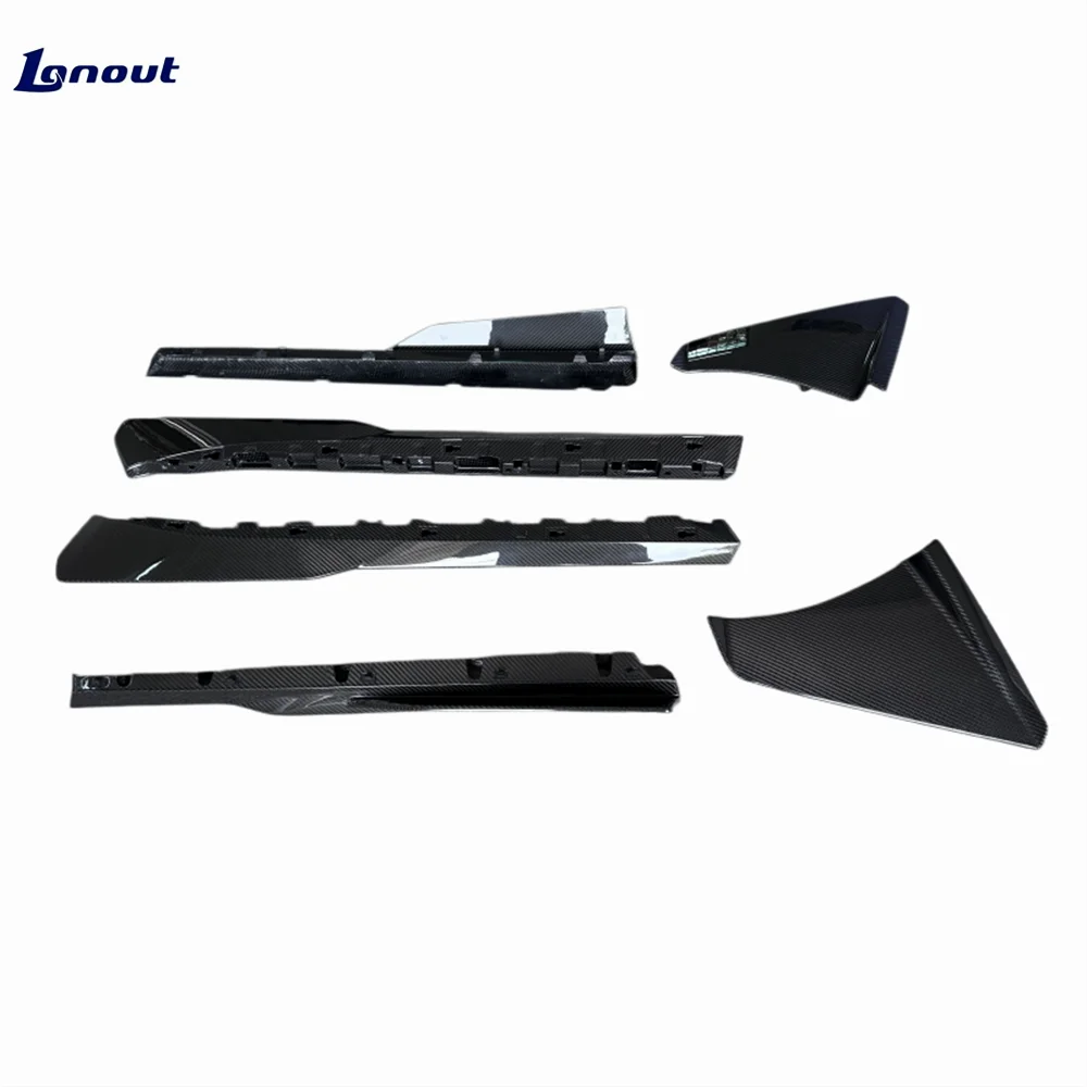 Body Side Edge Turbulence Kit for Lamborghini Revuelto Modified OEM Style 3k High-quality Dry Carbon Fiber Side Skirt Body Kit