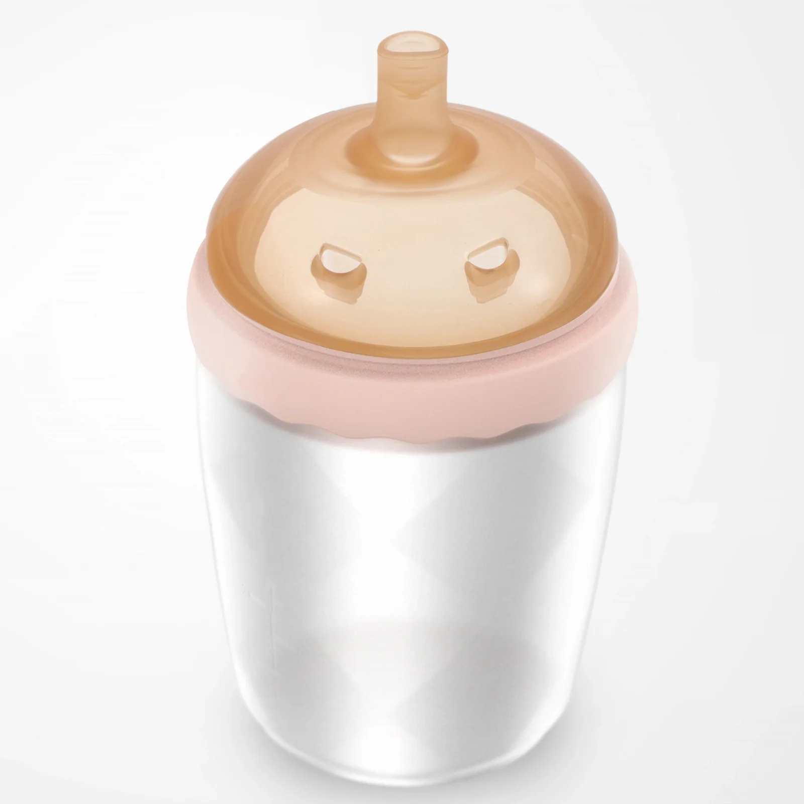 

1Set Baby Silicone Feeding Straw Nipple Soft Nursing Nipple V Shape Infant Bottle to Cup Transition Milk Feeding Replacement