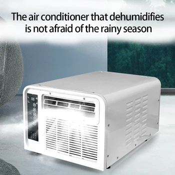 Portable Air Conditioner Heating and Cooling Doal Mode Compatible Energy Saving Mobile Air-Con with Remote Control for Outdoors