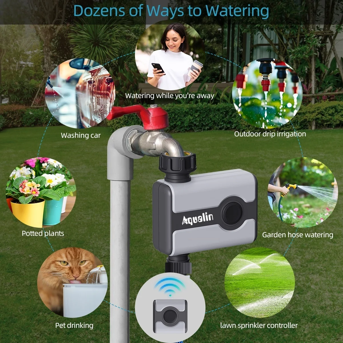 Aqualin WiFi Su Zamanlayıcısı  - Smart Garden Hose Timer incelemesi ve fiyatı