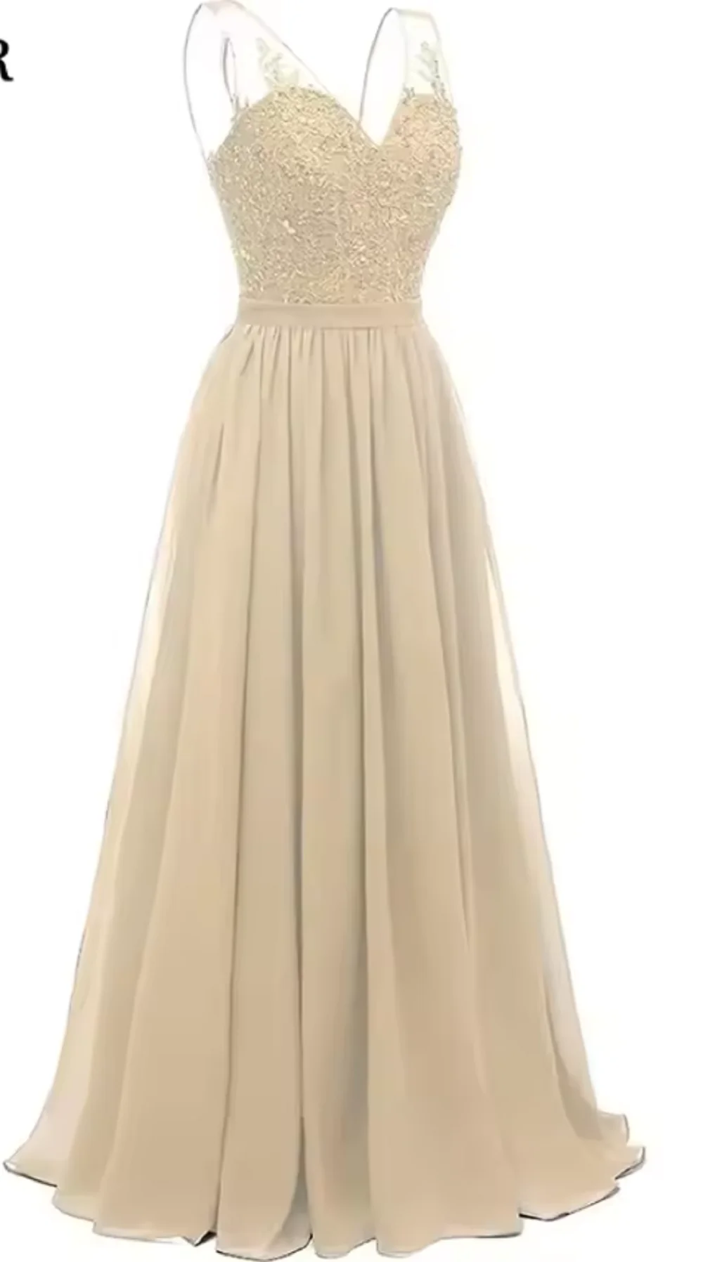 Turquoise V-hals Chiffon Bruidsmeisjekleding Lange Kant Decal Kralen Formele Prom Avondjurken Gratis Levering Gast Bruiloft