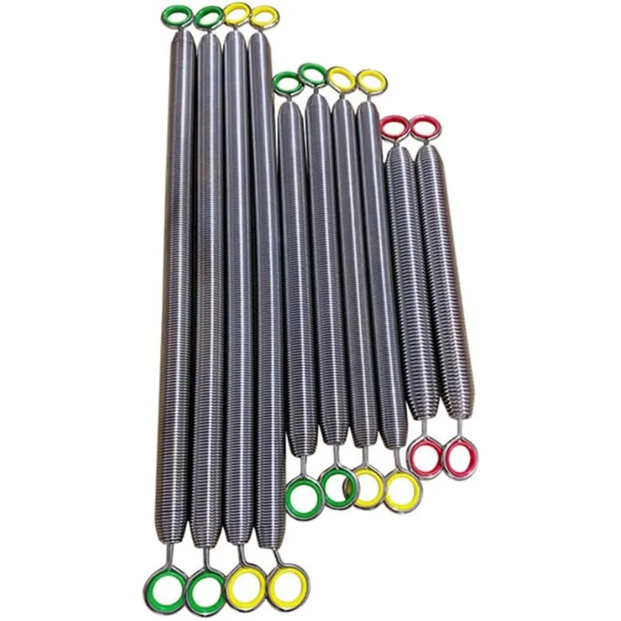 Resortes adicionales para equipos de Pilates Resortes de resistencia rojos para accesorios de máquinas de Pilates Bandas elásticas duraderas para Refor