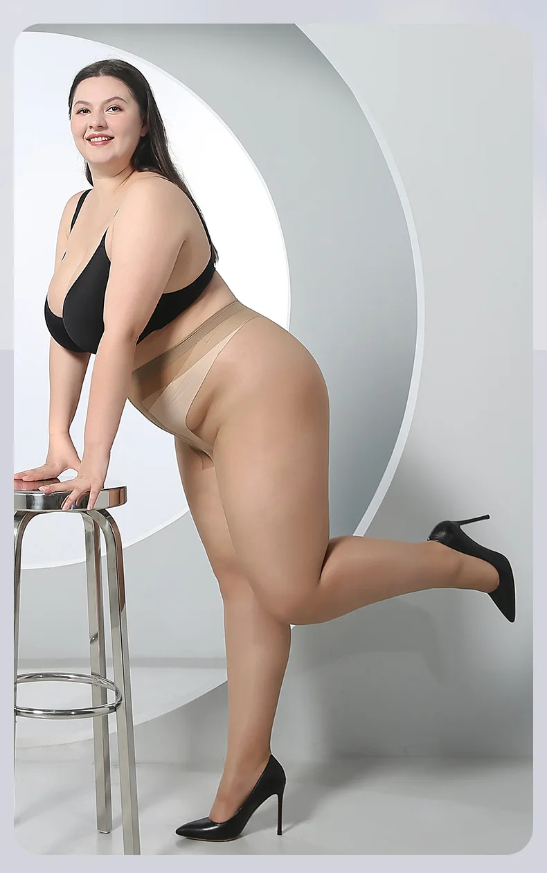 Strümpfe in Übergröße, 150 kg, 3D-T-Schritt, fein und weich, willkürlich schneiden, Fett hinzufügen und Strümpfe für Frauen – Detail 8
