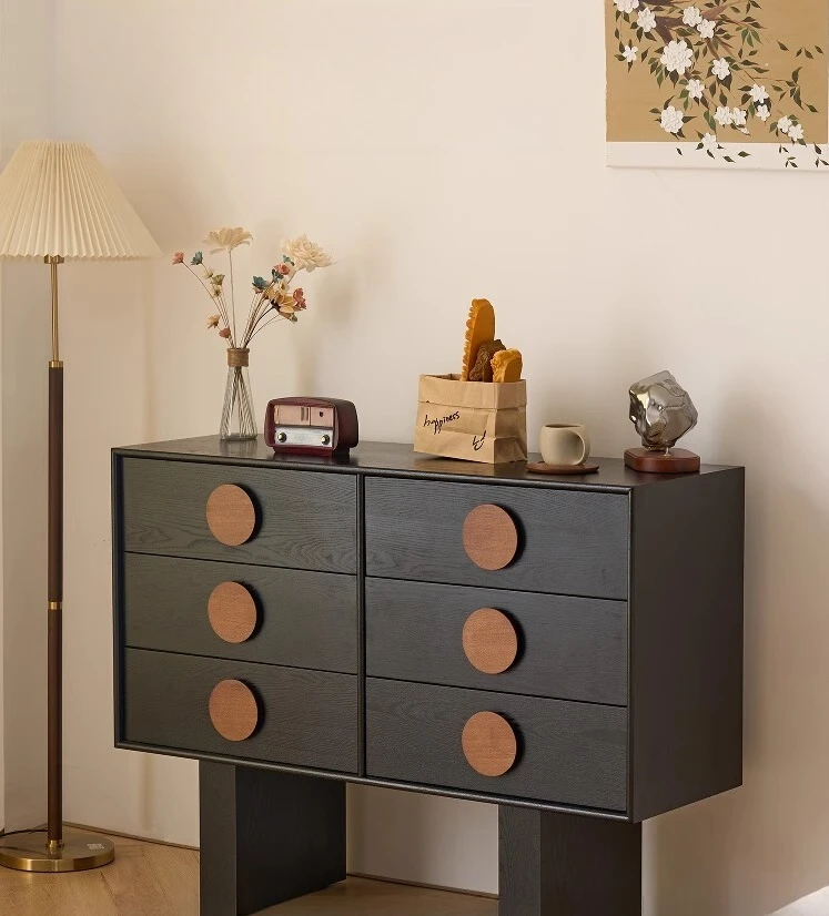 

Living room French medieval entrance locker Bedroom bedside storage cabinet