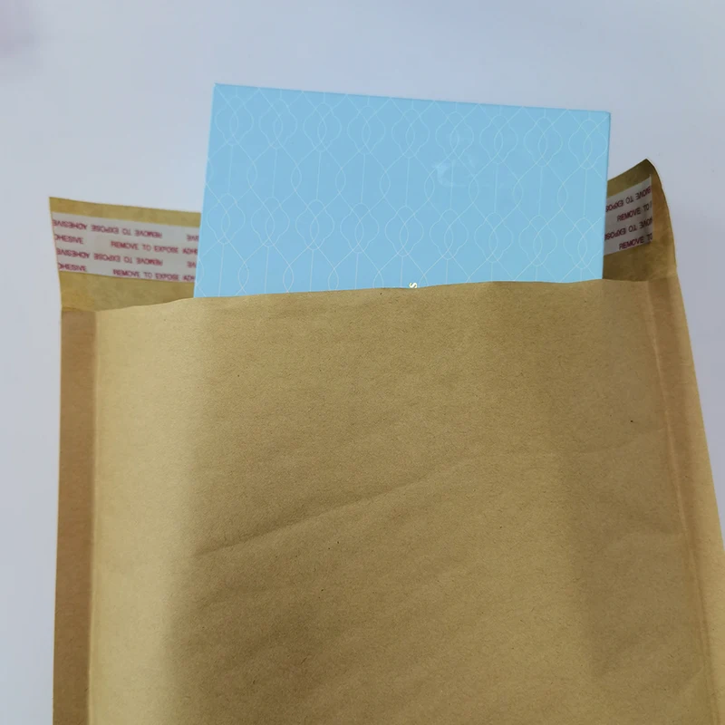 Hysen 100Pcs Bubble Envelope Kraft Paper Bags Shockproof Bubble Mailers Padded Shipping Mailing Bag for Packaging