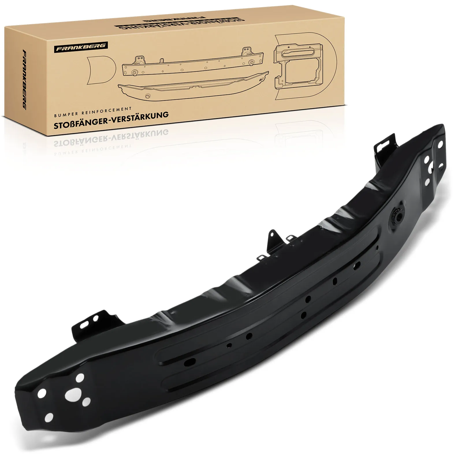 Frankberg 1x Bumper bumpers drager voor links rechts voor Mazda 3 notchback BL S0651GR01AS0N BBM450070B MA1006147