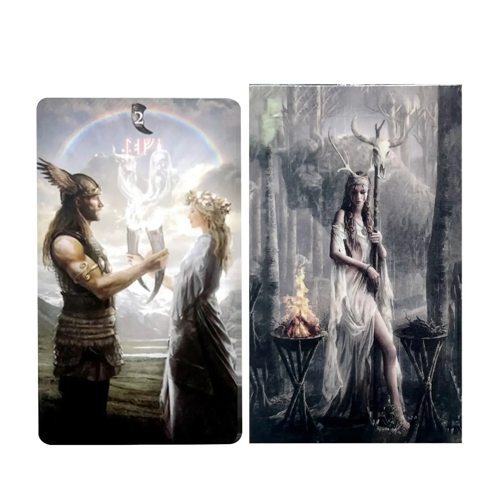 Rune Oracle Cards English Version Tarot Card Deck Fate Tarot Family Party Prediction Divination Board Game Psychic Card - Image 5