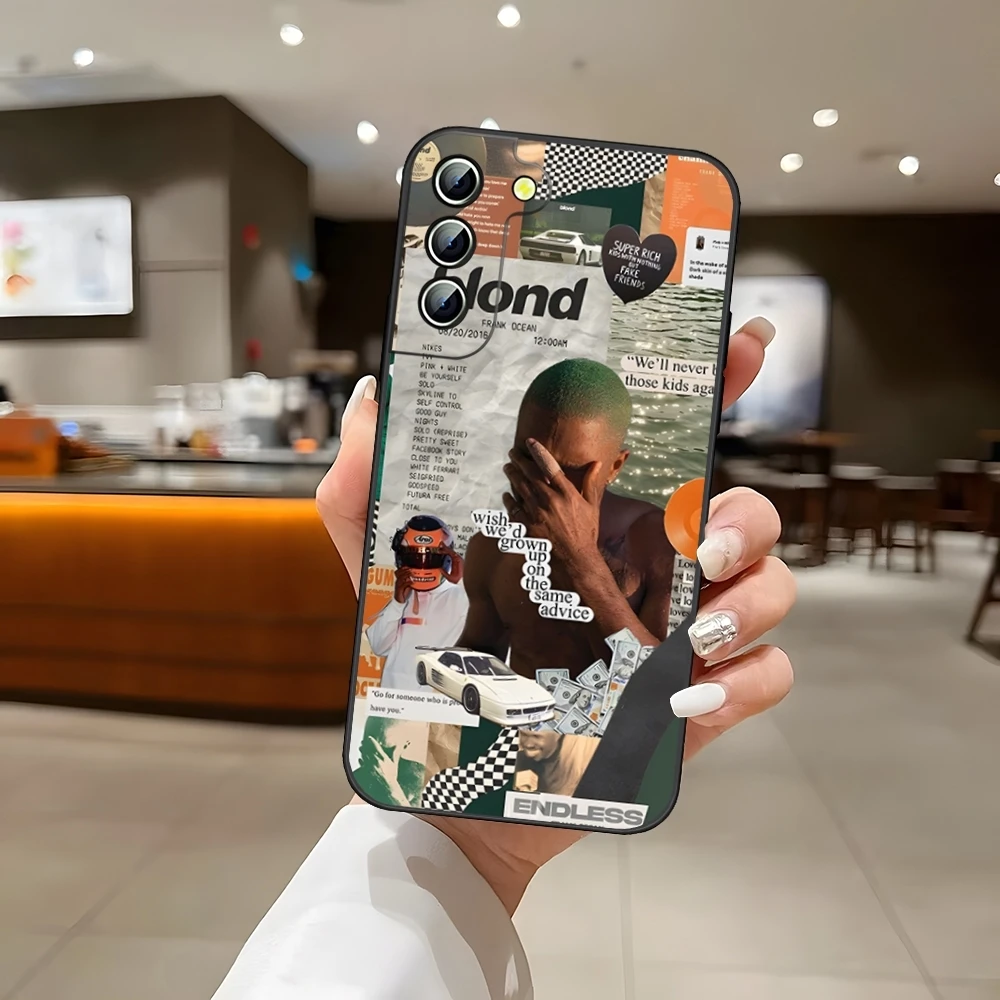 F-Frank O-Ocean Rapper Phone Case for Samsung S24 Ultra S22 S23 S20 Fe S21 Plus Galaxy A54 A34 A24 A53 M54 Note 20 Back Cover image 5