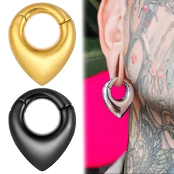 Giga 2 sztuk ze stali nierdzewnej ucha wieszak wagi Expander wskaźniki 2g(6mm) Teardrop Plugs tunele Stretching Kit Piercing biżuteria