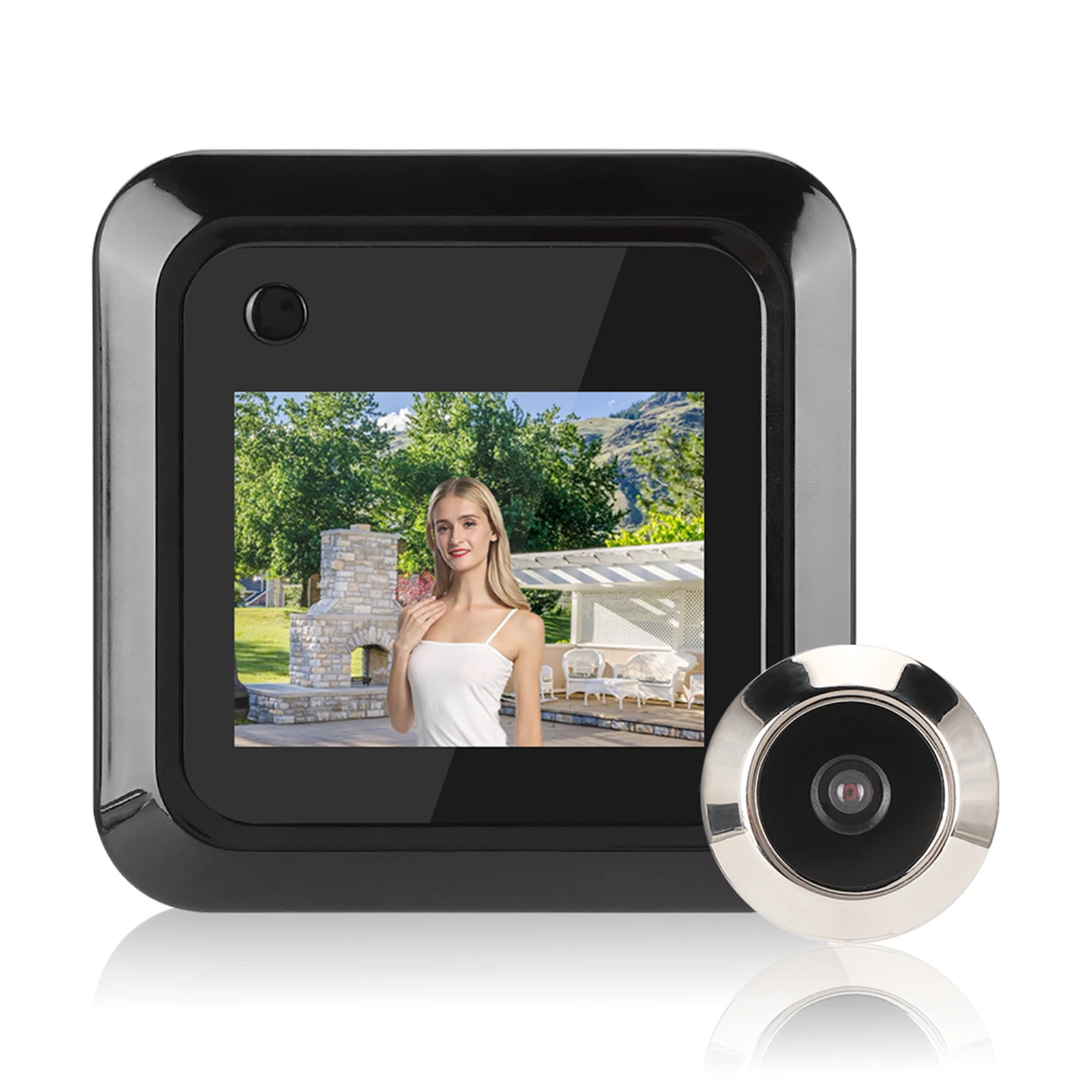 2.4in Smart Door Viewer TFT LCD Screen Display 0.3MP 95° Wide Angle Camera Photo Recording