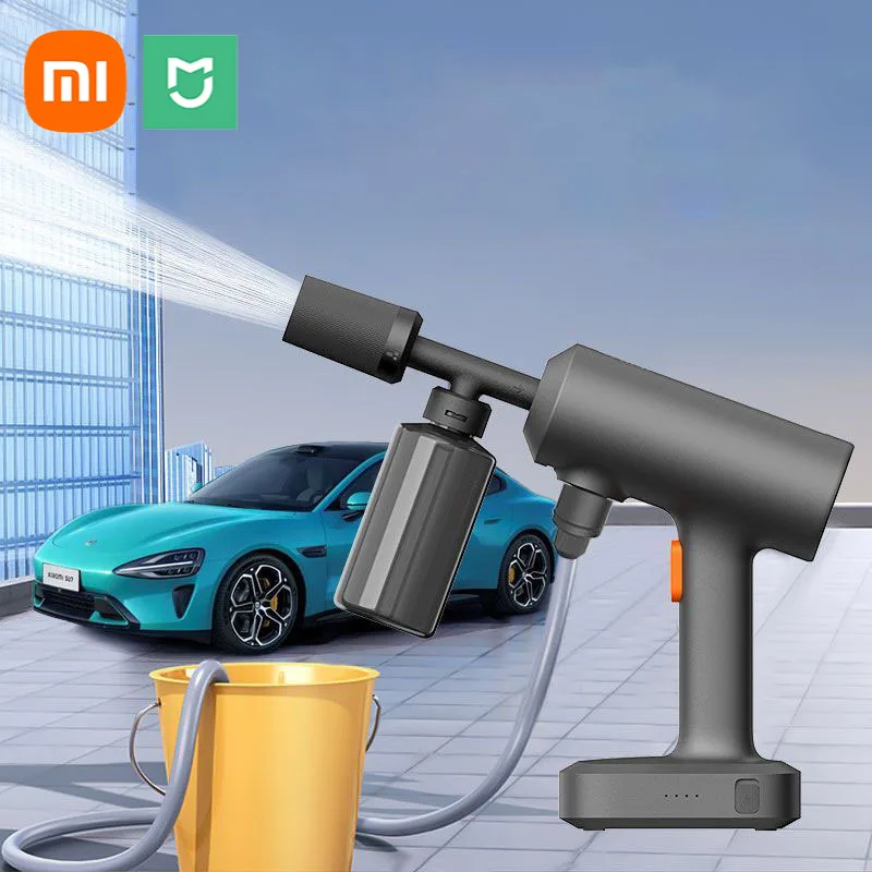 

Xiaomi Mijia Wireless Car Washer 2 160L/h Large Water Volum Efficient Flushing High Pressure Wireless Cleaning Home Water Gun