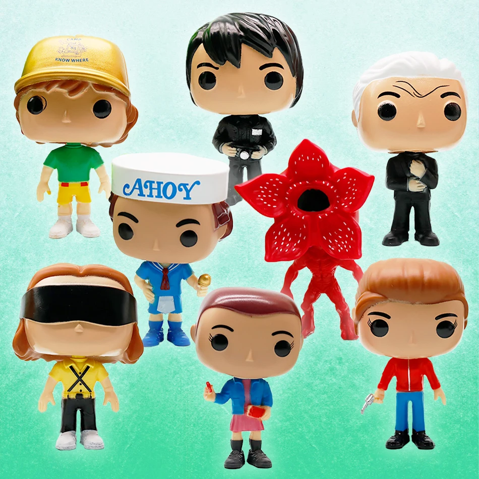 

2026 Horror TV Figure Strangered Things Style Doll Eleven Monster Carnivorous Plant Toy Figurine 8Pcs/Set PVC Figures Collection