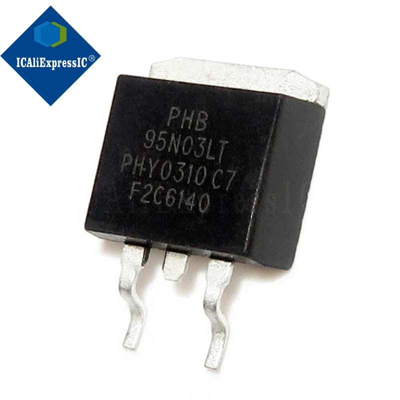 Lote de 10 unidades de PHB95N03LT, 95N03 TO-263, en Stock