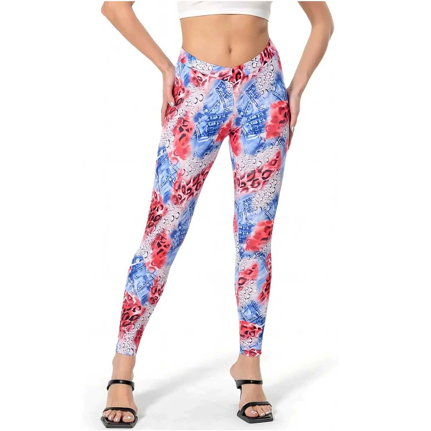 Women's Leopard Printed Leggings Animal Skin Brushed Buttery Soft Tights