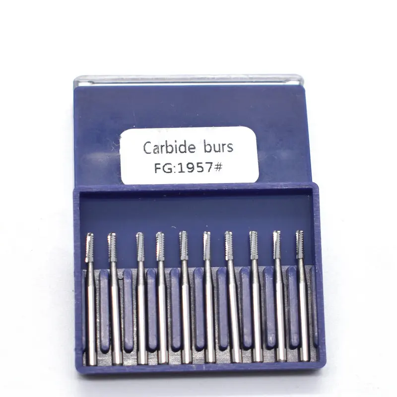

Стоматологический инструмент, высокоскоростные твердосплавные боры для стоматологической лаборатории FG1957 FG1958 для высокоскоростного инструмента для стоматолога Handpeace