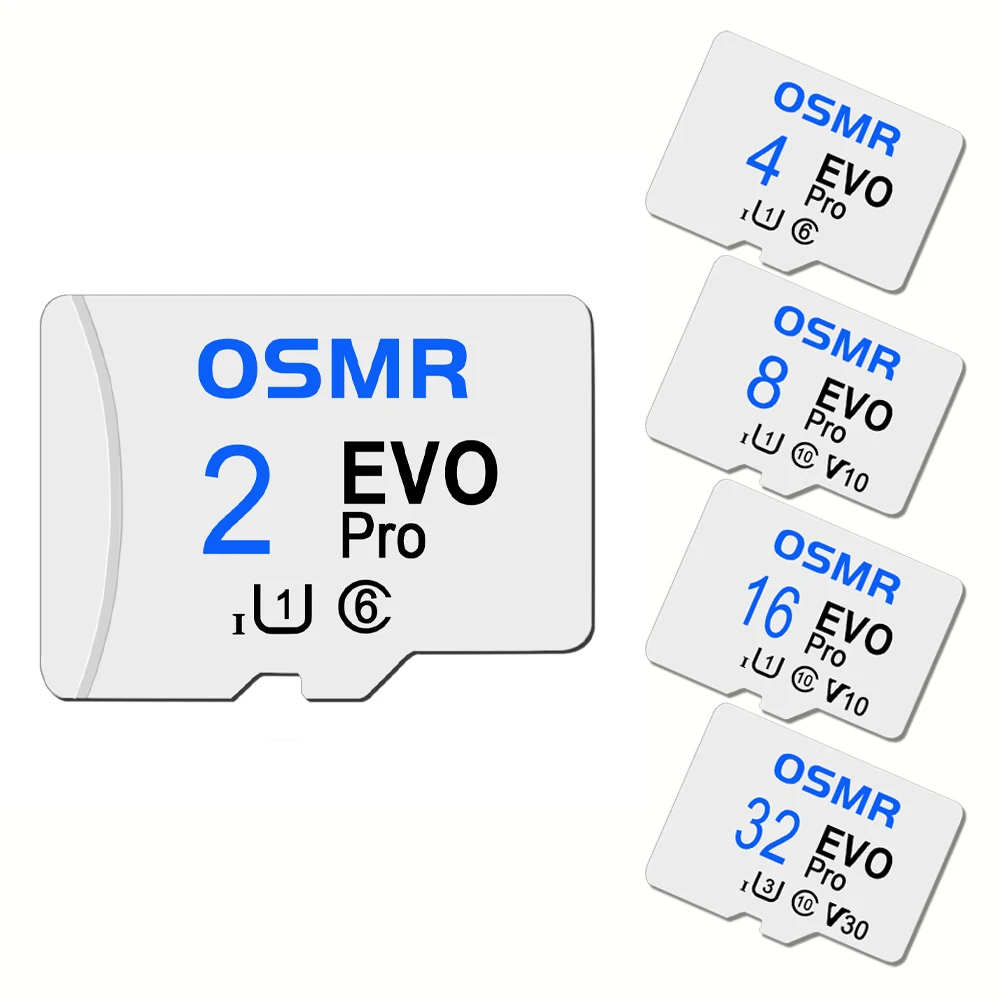 Micro TF Card 2GB 4GB 8GB 16GB High Speed Memory SD Card C10 TF Flash Card 32GB 64GB for Player Camera Recorder Mini SD Card