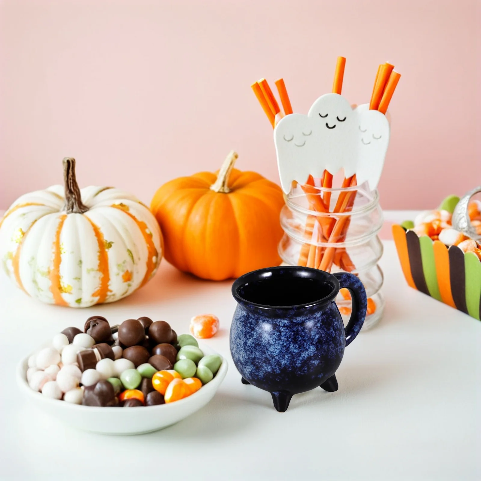 

Керамическая кружка с котелской ведьмы на Хэллоуин, 375 мл, универсальное использование, горячие и холодные напитки, кофейная чашка на Хэллоуин, новые кружки, праздничные кружки