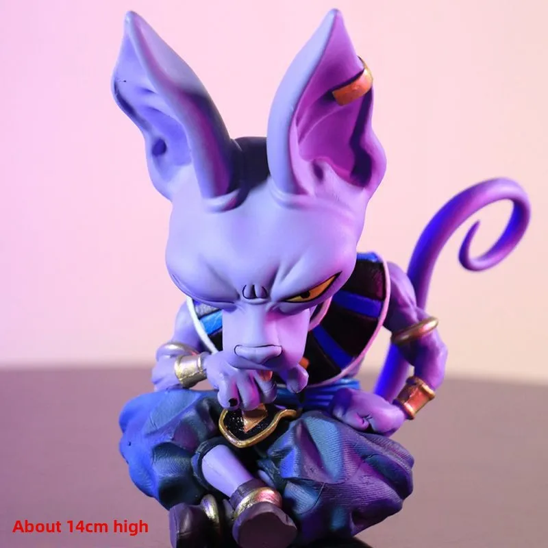 

Anime Fashion Play Manual Seven Dragon Balls God of Destruction Billus PVC Model Collection Ornaments Cool Animation Periphery
