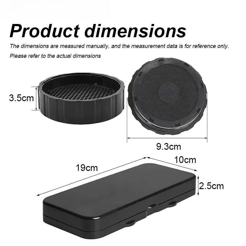 Tooth Veneer Rectangle Case Patch Disinfection All Ceramic Veneers Denture Storage Case Portable Arrangement Cleaning Holder