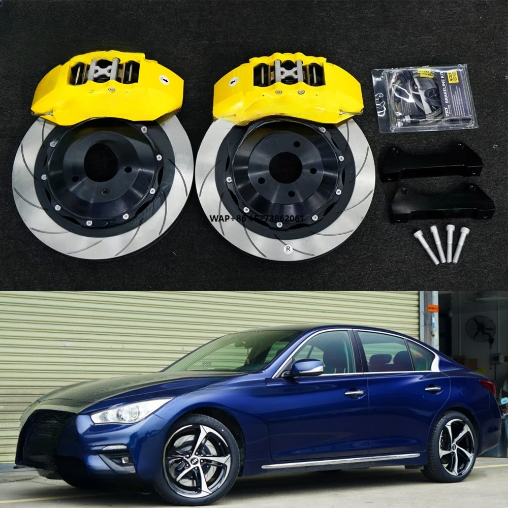 

Racing P60ES Front Big Brake Kit 6 Piston Caliper with 378*32mm Rotor Auto Brake System for Q50L 19 Inch Car Rim