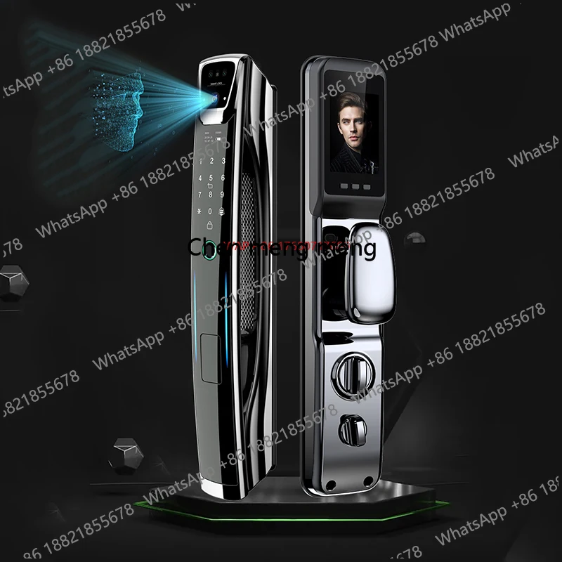 

New Pattern S937MAX Xhome Door Lock Face ID Fingerprint Lock With Video Calling