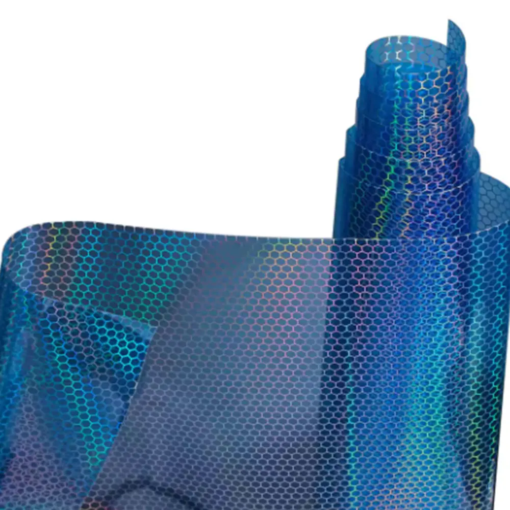 30 cm x 8 m Auto Oro A Nido D'ape Texture Tinta Pellicola Dell'involucro Del Vinile PVC Esagonale Auto Faro Fanale Posteriore Adesivo Pellicola Della Luce Accessori Auto