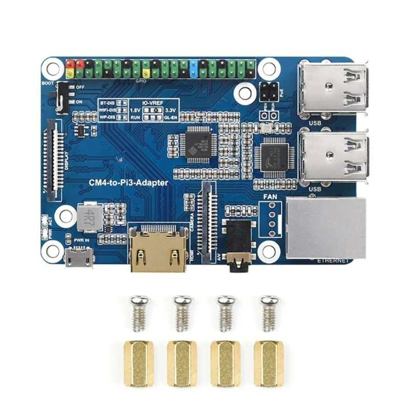 For RaspberryPi CM4 To 3B Adapter Alternative Solution Support Access Compute Modules 4 for RaspberryPi 3 Model B/B+