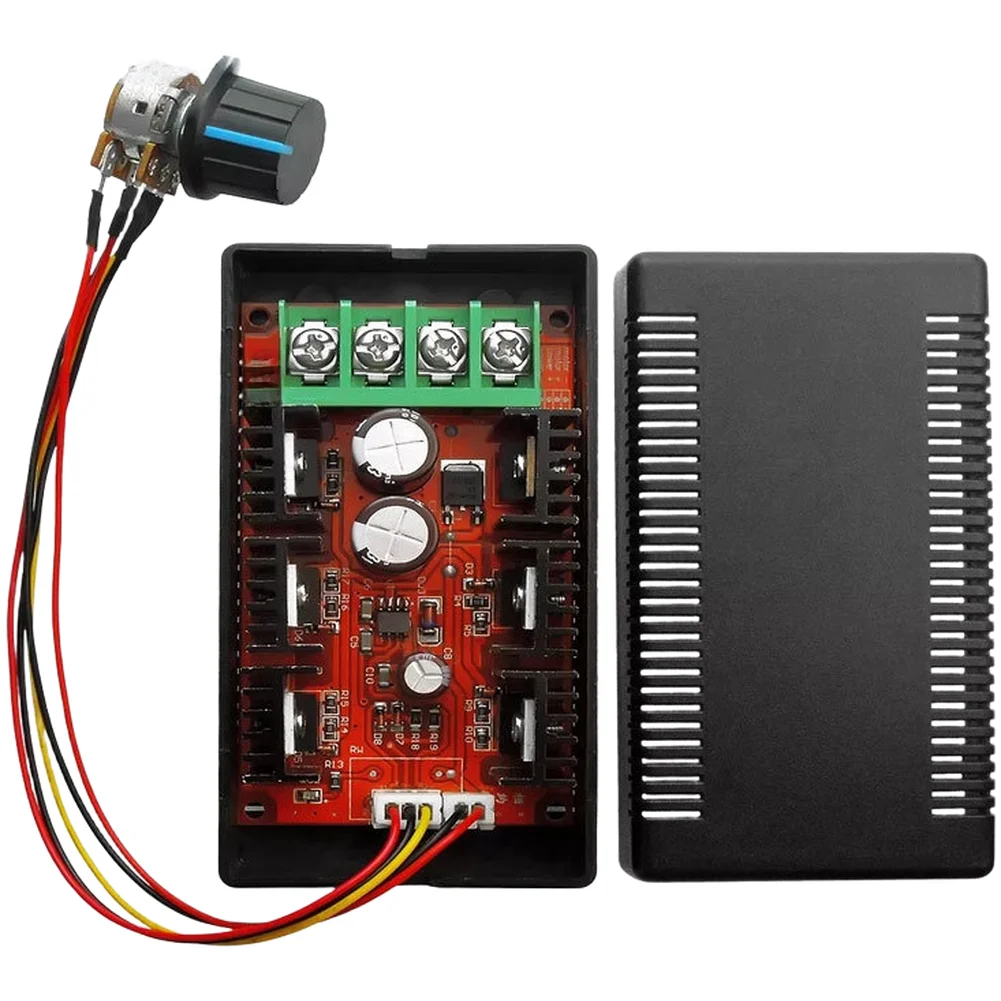 1pc 2000W 40A DC 9-50V Motor Speed Controller With Shell For Brushed Motor For Electrical Equipment Accessories