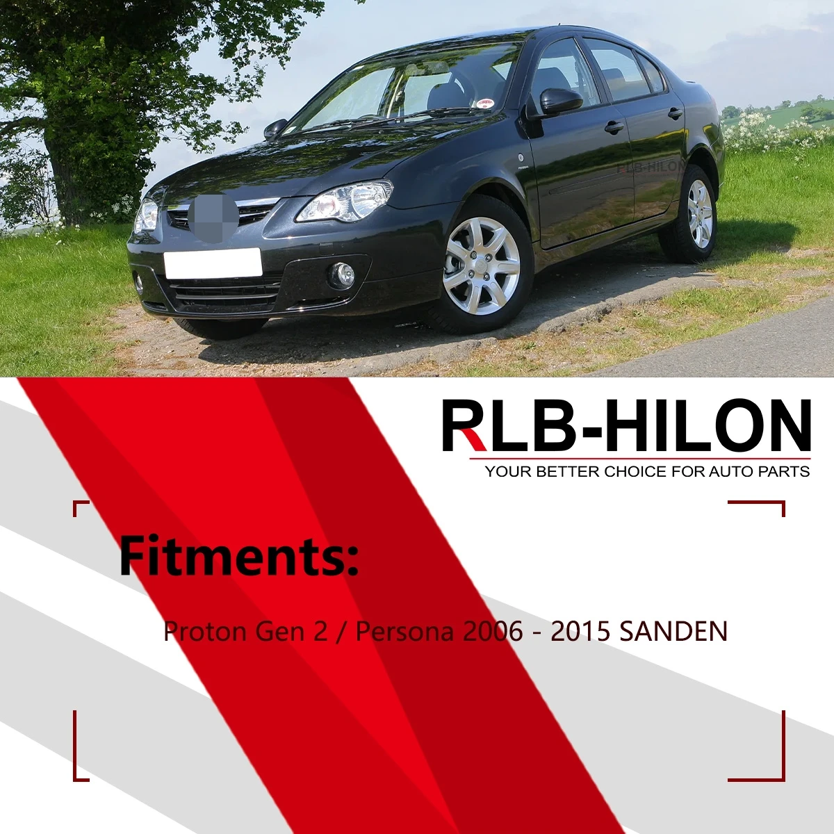 غلاف لوحة التحكم في تكييف الهواء لـ Proton Gen 2/Persona 2006 - 2015 SANDEN مقبض التحكم في تكييف الهواء منطقة الكسوة #3