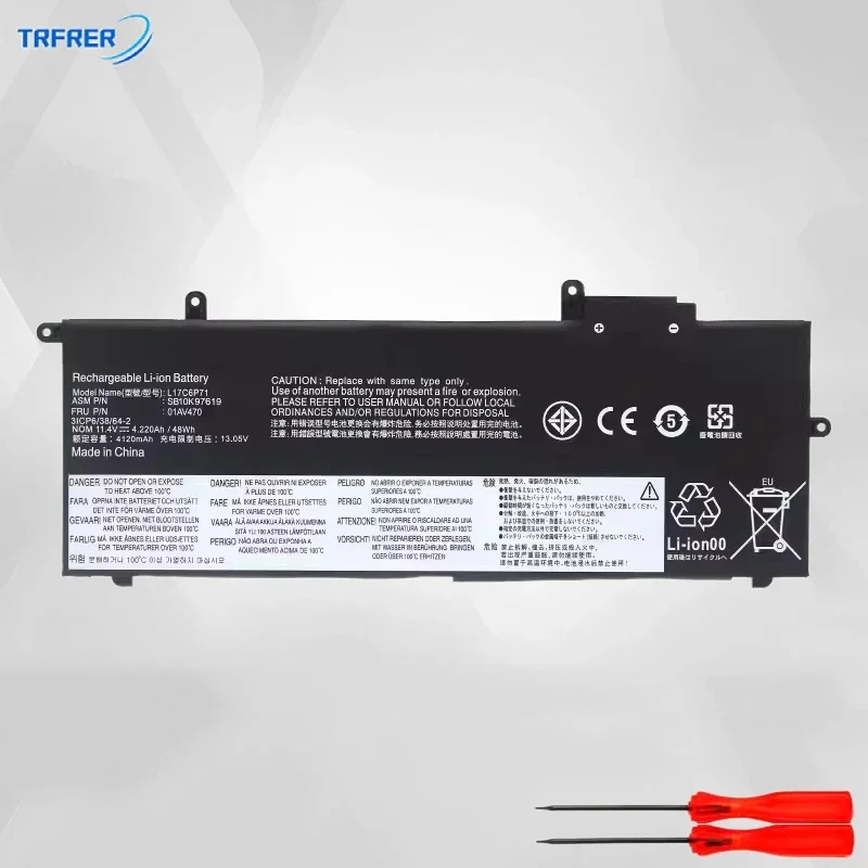 01AV470 laptop battery for Lenovo ThinkPad l17c6p71 x280 A285 l17c6p72 l17m6p72 01av472 01av485 sb10k97619 l17l6p71 l17m6p71