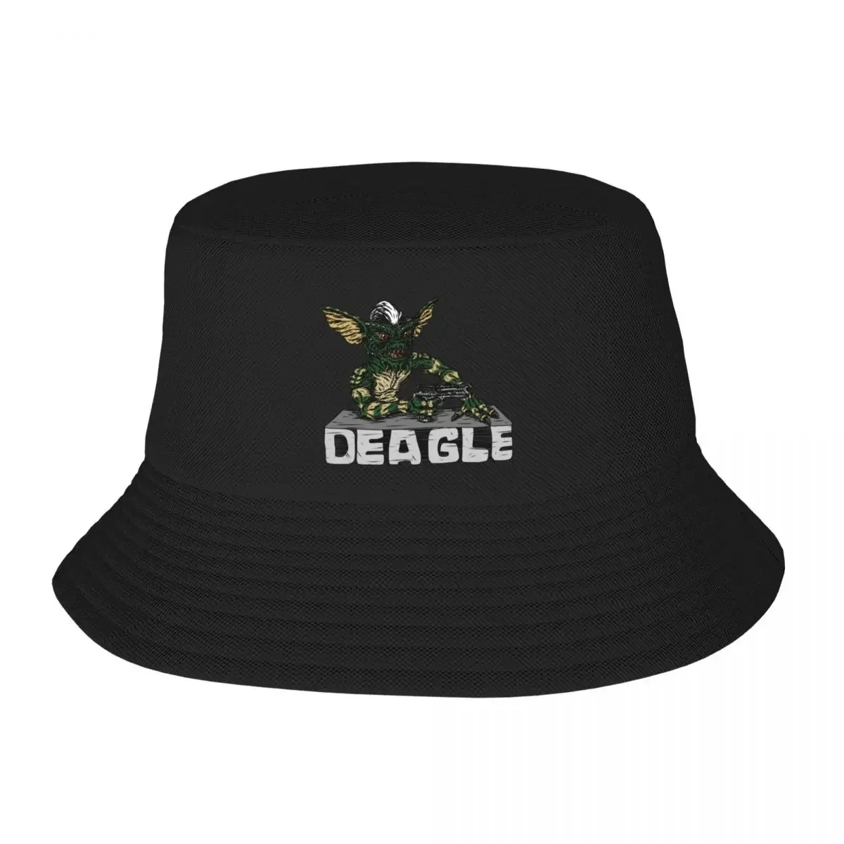 Gremlins - Stripe DEAGLE phrase w/ actual deagle Bucket Hat New In The Hat funny hat Gentleman Caps Male Women's