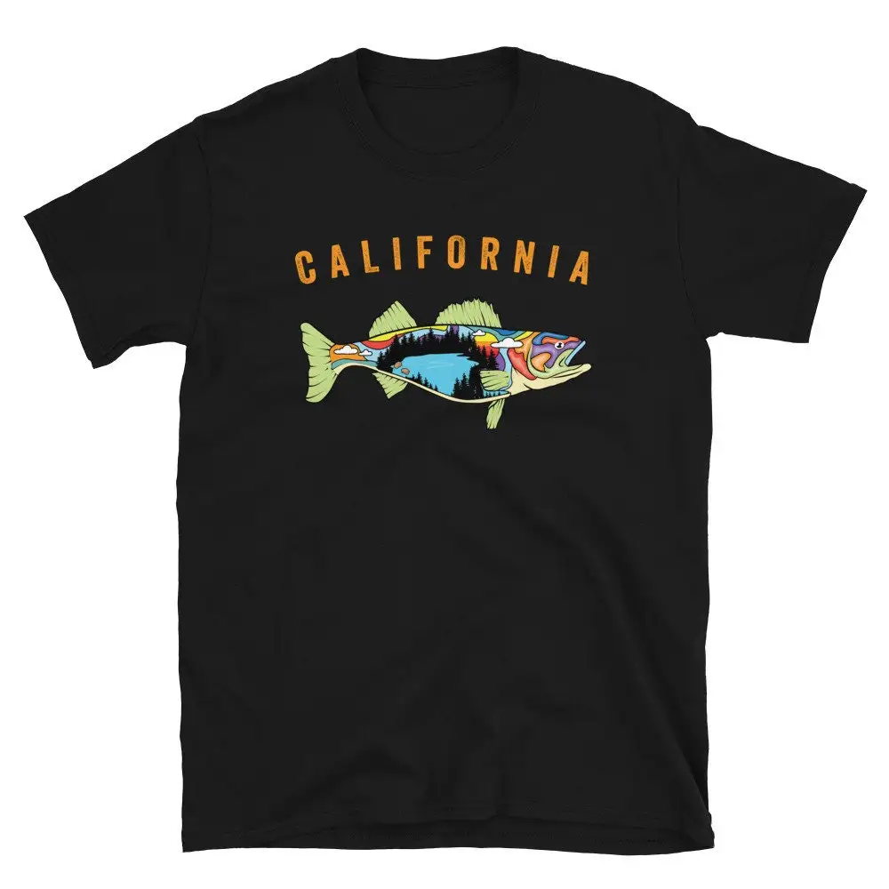 California Walleye T Shirt Fish Fishing Fisherman Cool s