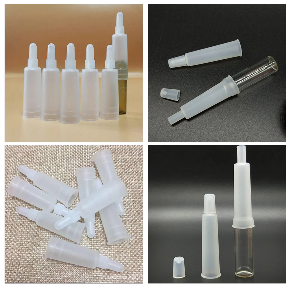 25 Stuks Druppelaar Cap Ampul Fles Deksels Plastic Hyaluronzuur Serum Flacon Cover Refill Fles Diy Accessoires Vrouwen Gift