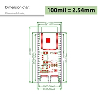 1 PCS ESP32 ESP32-S3 Wifi+Bluetooth Iot Dual Type-C Development Board Core Board  ESP32-C6-Devkitc-1 Development Board Plastic