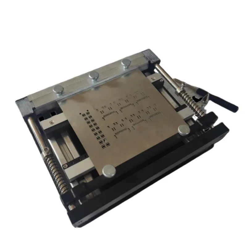 For PCB Steel Mesh Solder Paste Printing Table Steel Sheet, Manual Small Screen Printing Machine