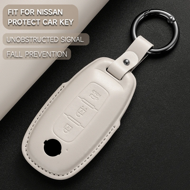 الجلود غطاء مفتاح السيارة حماية قذيفة المفاتيح لنيسان X-Trail T33 قاشقاي J12 ألتيما Teana ماكسيما كويست باترول مورانو