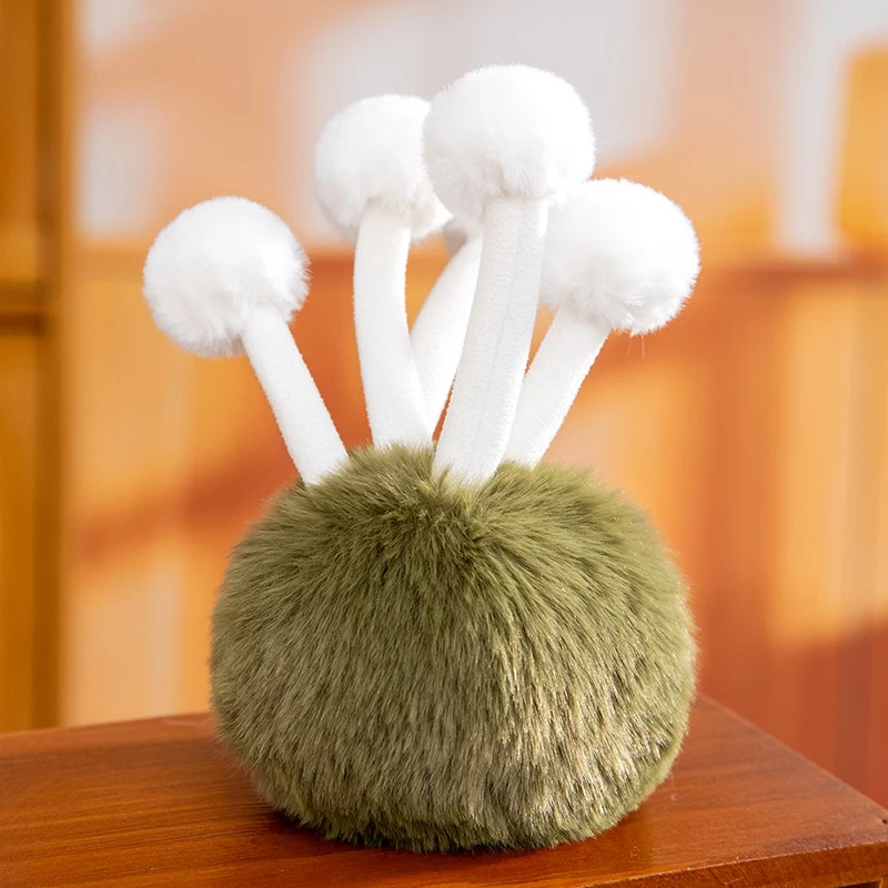 Juguetes de Peluche de Hongos Silvestres de 14 cm, Peluche Suave de Hongo Relleno, Adorno de Escritorio, Planta Esponjosa, Lindos Regalos de Peluche para Niñas y Niños