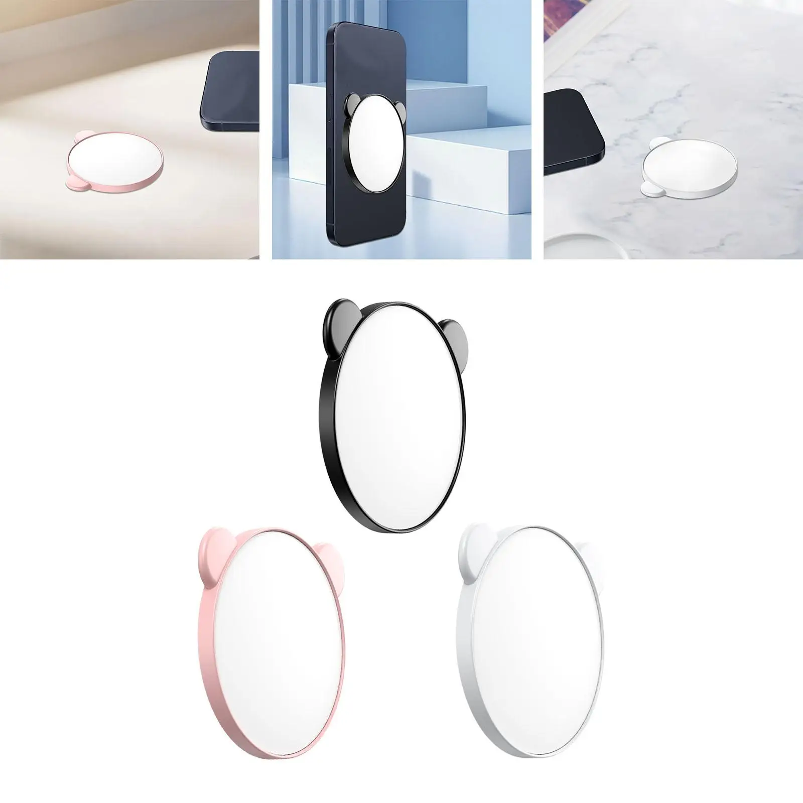 Magnetic Vlog Selfie Phone Mirror Gift for Photography Lovers Easy Installation Universal Phone Photography Accessories Portable